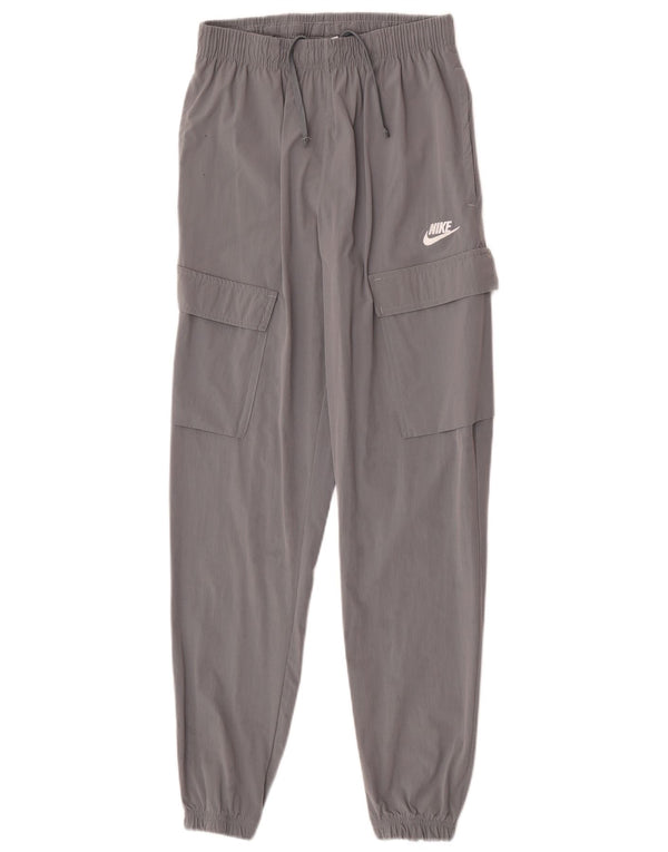 Nike Hombre Cargo Chándal Pantalones Joggers Pequeño Gris Nylon
