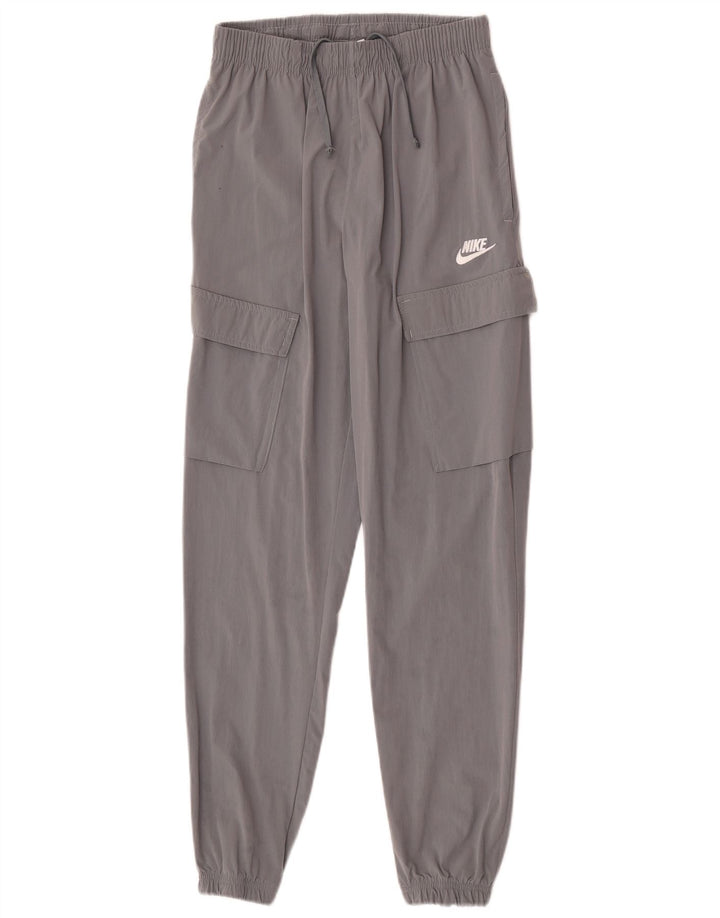 Nike Hombre Cargo Chándal Pantalones Joggers Pequeño Gris Nylon