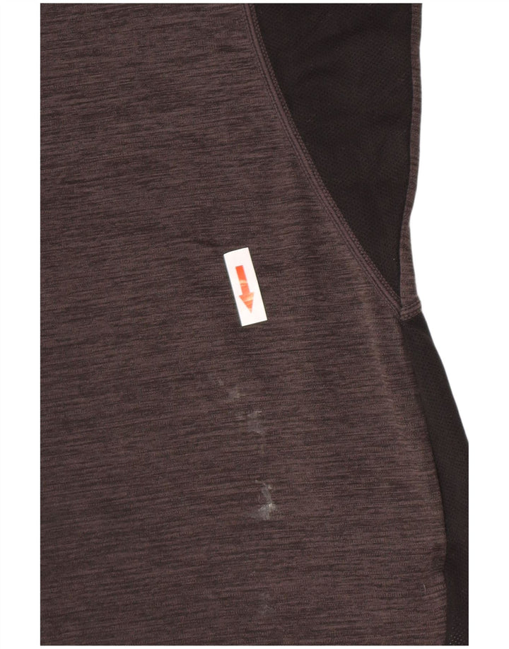 Umbro Camiseta para hombre Top 2XL Gris Colorblock Poliéster
