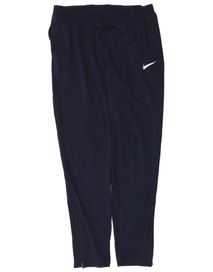 Nike - Pantalones de chándal Dri Fit para hombre, talla grande, poliéster, color azul marino