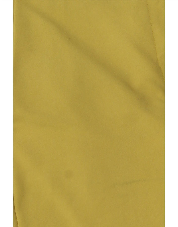 Zara Mujer Pantalón Chino Slim Medium W28 L26 Amarillo