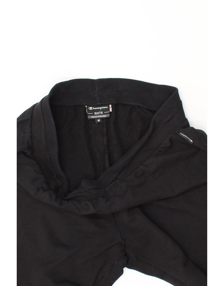 CHAMPION Womens Tracksuit Trousers UK 14 Medium  Black Cotton Vintage Champion and Second-Hand Champion from Messina Hembry 