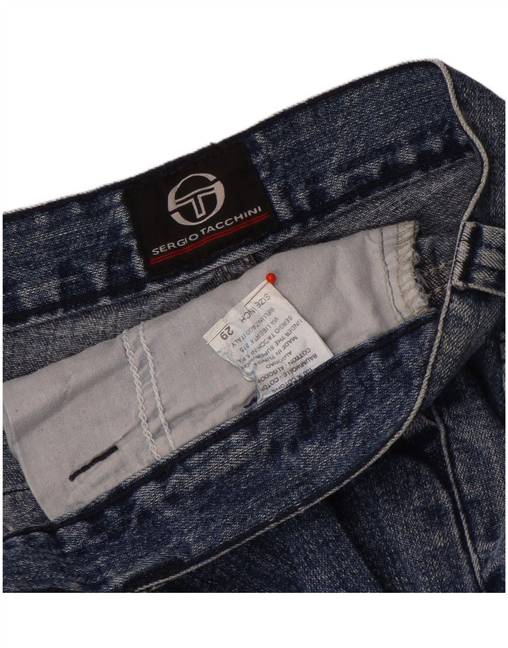Sergio Tacchini Vaqueros Bootcut Mujer W29 L35 Algodón Azul