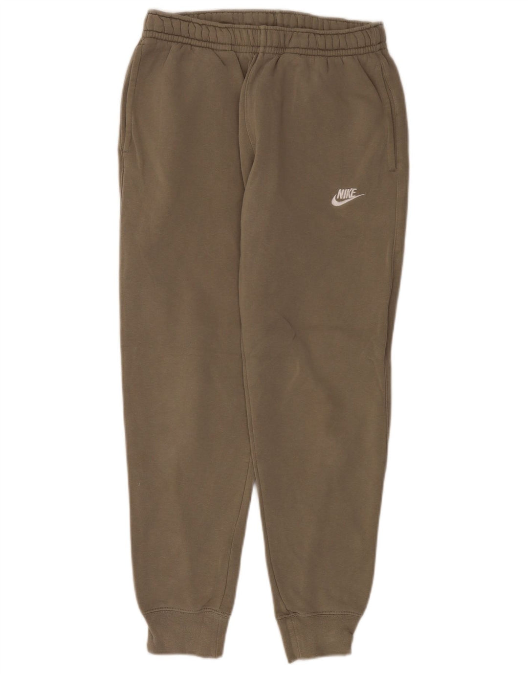 Nike Pantalones De Chándal Joggers Small Caqui Algodón Hombre