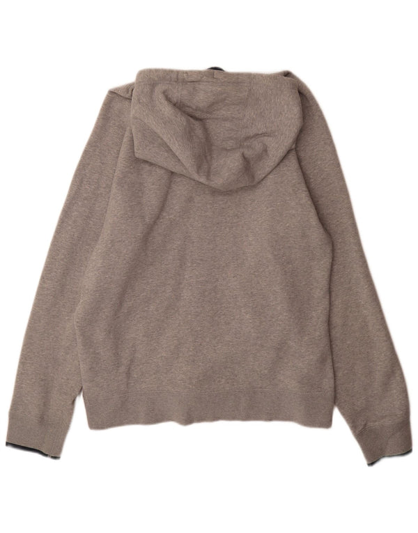 Nike Hombre Air Regular Fit Zip Sudadera con capucha XL Gris Algodón Deportes