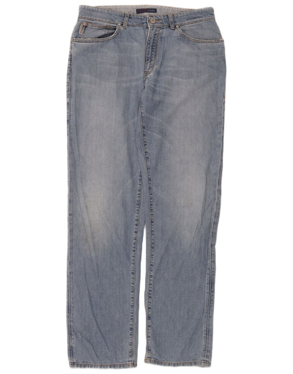 Vaqueros Trussardi Mujer Rectos W32 L34 Azul Algodón