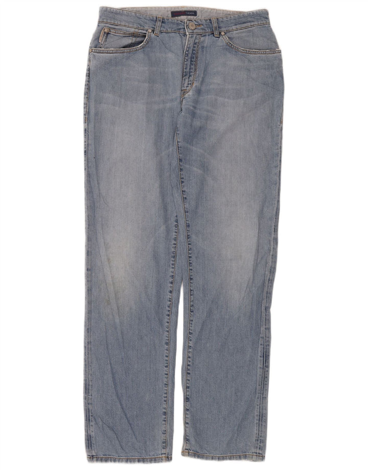 Vaqueros Trussardi Mujer Rectos W32 L34 Azul Algodón