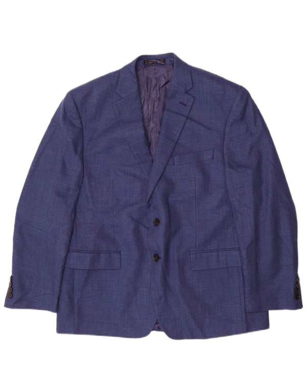 Ralph Lauren Chaqueta Blazer de 2 Botones para Hombre UK 42 XL Poliéster Azul