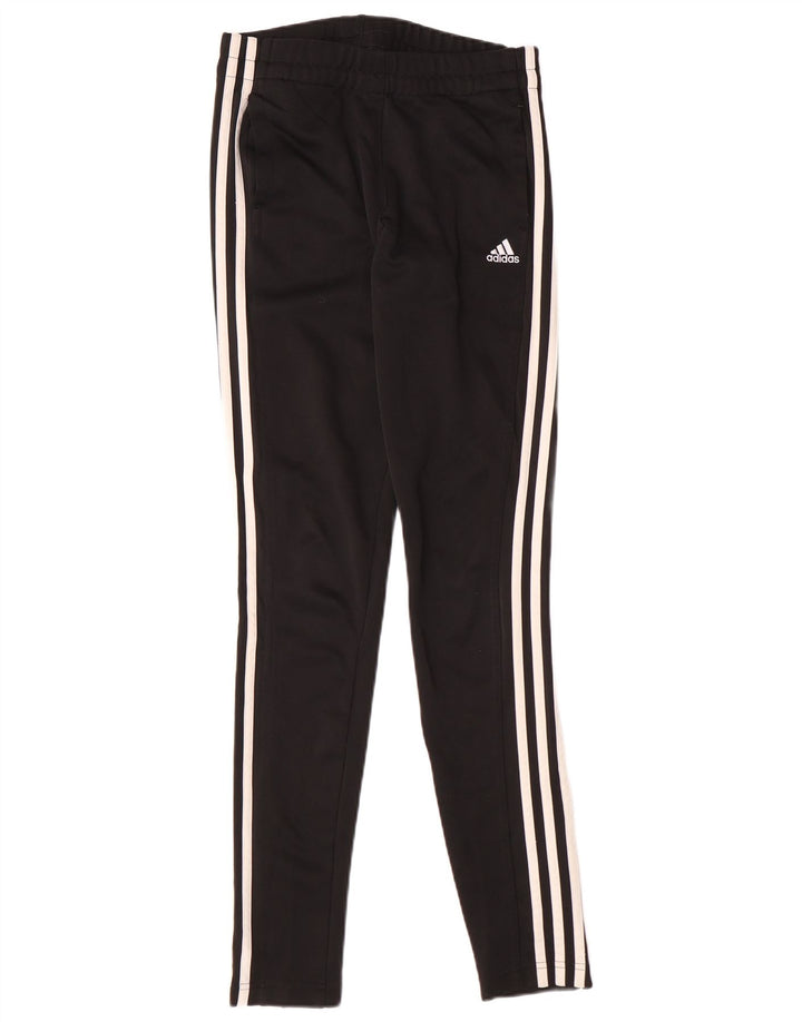Adidas Mujer Climalite Chándal Pantalones UK 4/6 XS Negro Poliéster