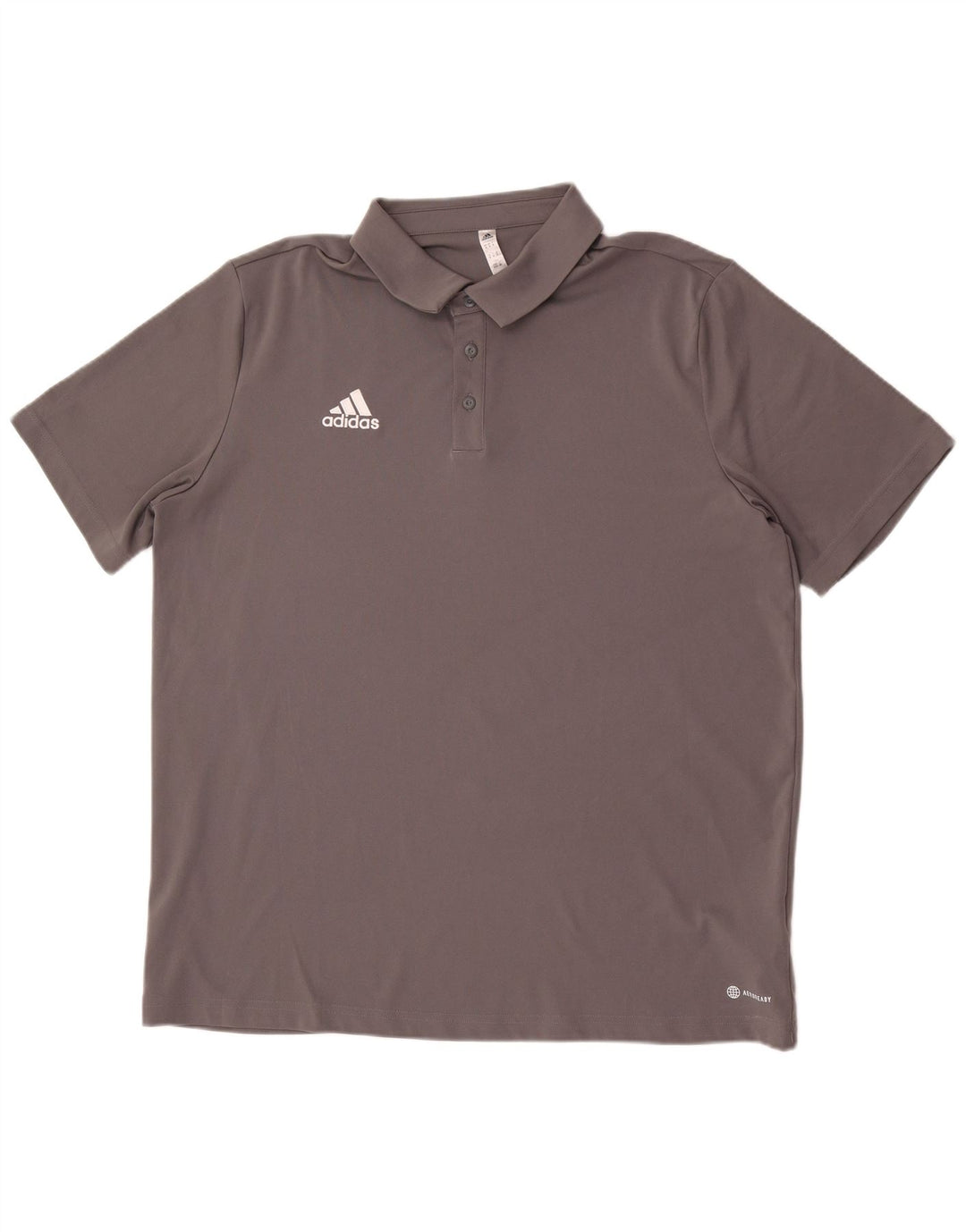 Adidas Hombre Aeroready Polo XL Gris Poliéster