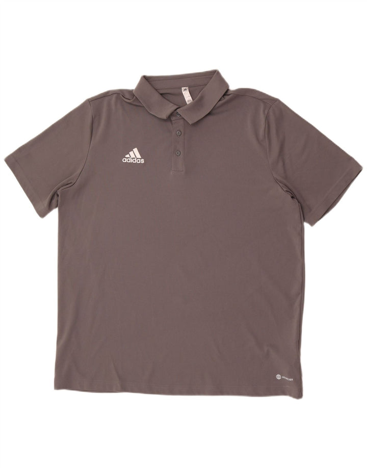 Adidas Hombre Aeroready Polo XL Gris Poliéster