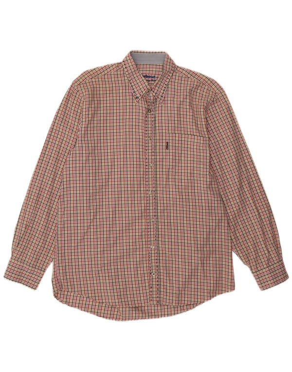 Camisa Barbour Hombre Grande Algodón Vichy Multicolor