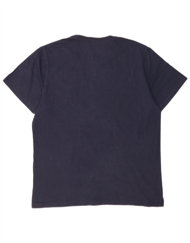 LEVI'S Camiseta estándar para hombre, talla grande, azul marino