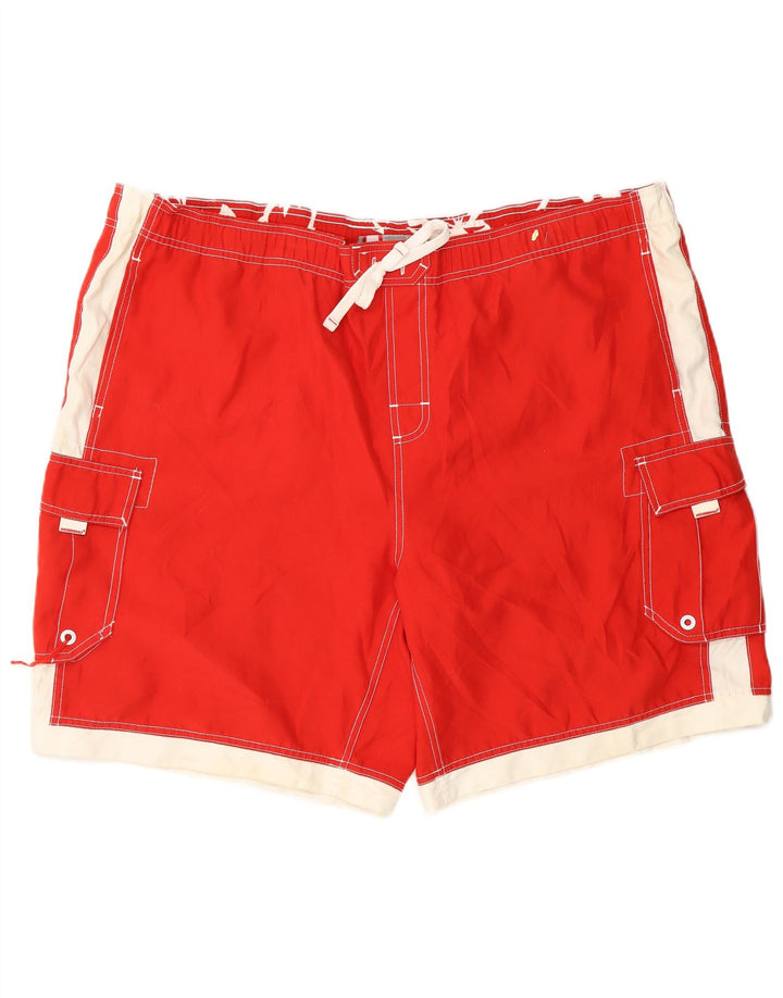 MOSSIMO Bañador Hombre XL Rojo Colorblock Poliéster