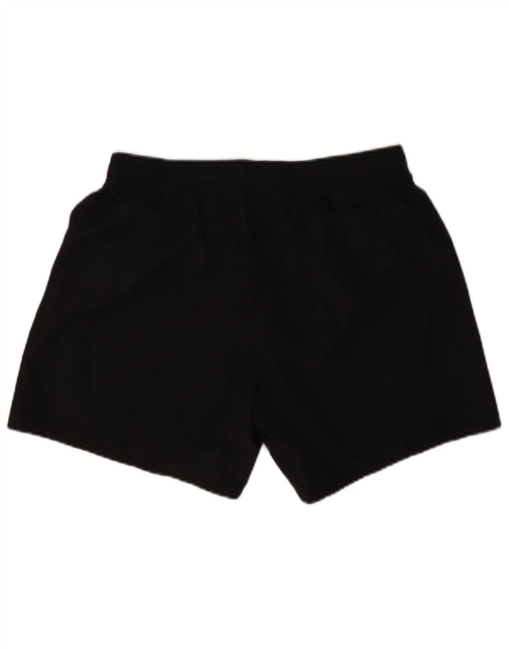 Emporio Armani Hombre Shorts Deportivos Gráficos Poliamida Negra Mediana