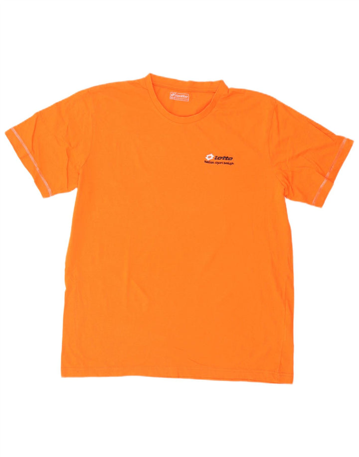 Lotto Camiseta Hombre Top 2XL Naranja Algodón