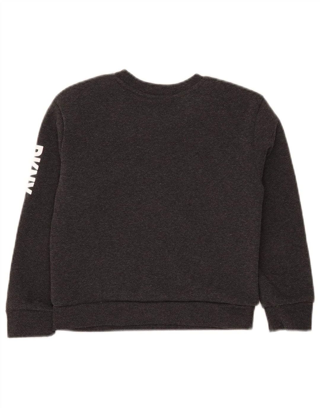 DKNY Boys Graphic Sweatshirt Jumper 4-5 Years Grey Cotton