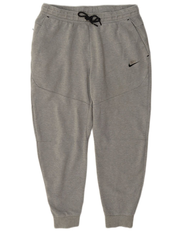 Nike - Pantalones de chándal para hombre, color gris, algodón