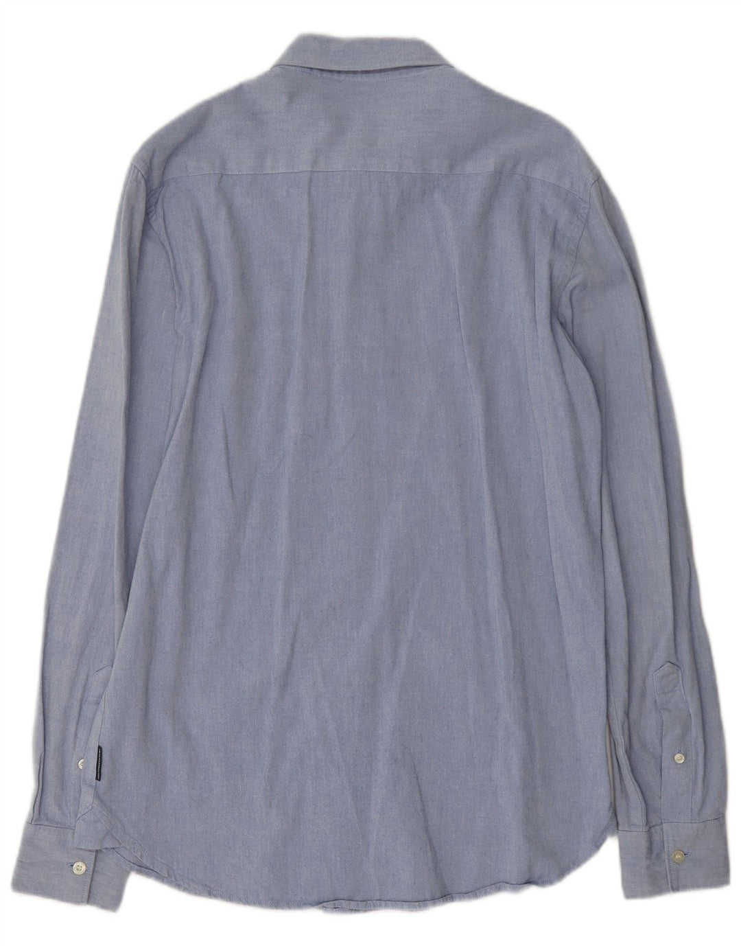 Camisa para hombre French Connection Small de algodón azul