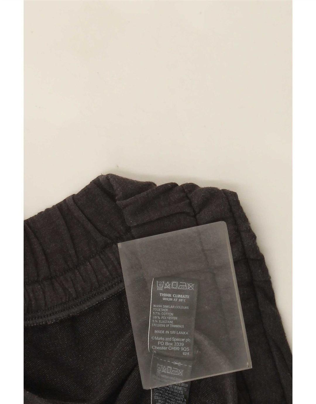 Marks & Spencer Pantalones de chándal para mujer UK 42 Algodón gris medio