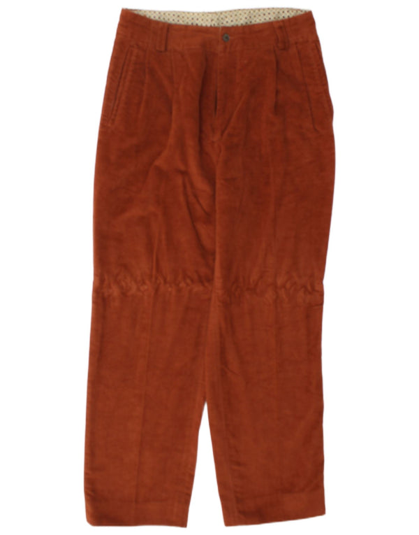 Casucci Pantalones casuales para hombre con pinzas IT 50 Large W34 L29 Algodón marrón