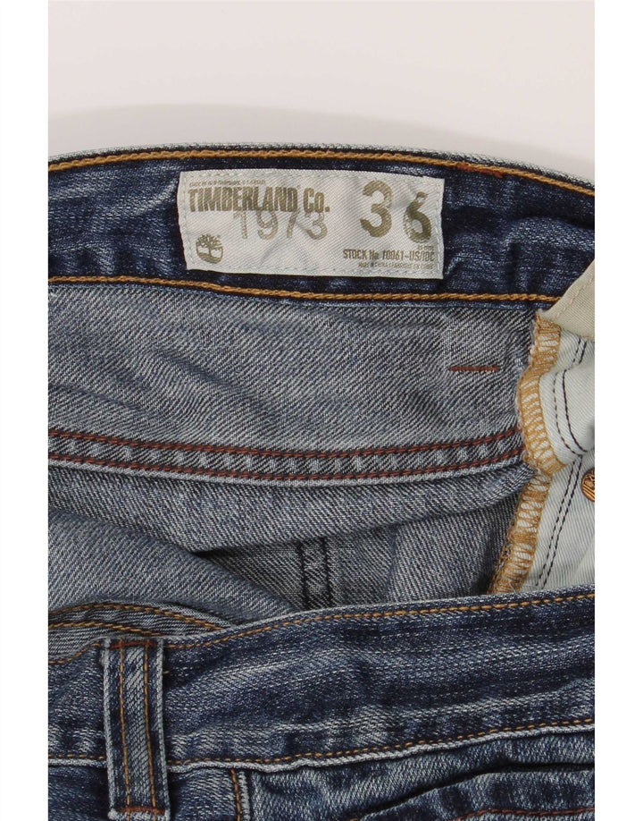 Timberland Vaqueros rectos para hombre W36 L32 Algodón azul