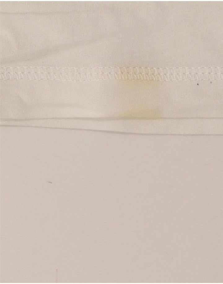 CHAMPION Polo Heritage Fit para mujer UK 12 Medium White