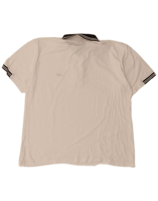 Lotto Polo Rugby Hombre 2XL Blanco Rayas