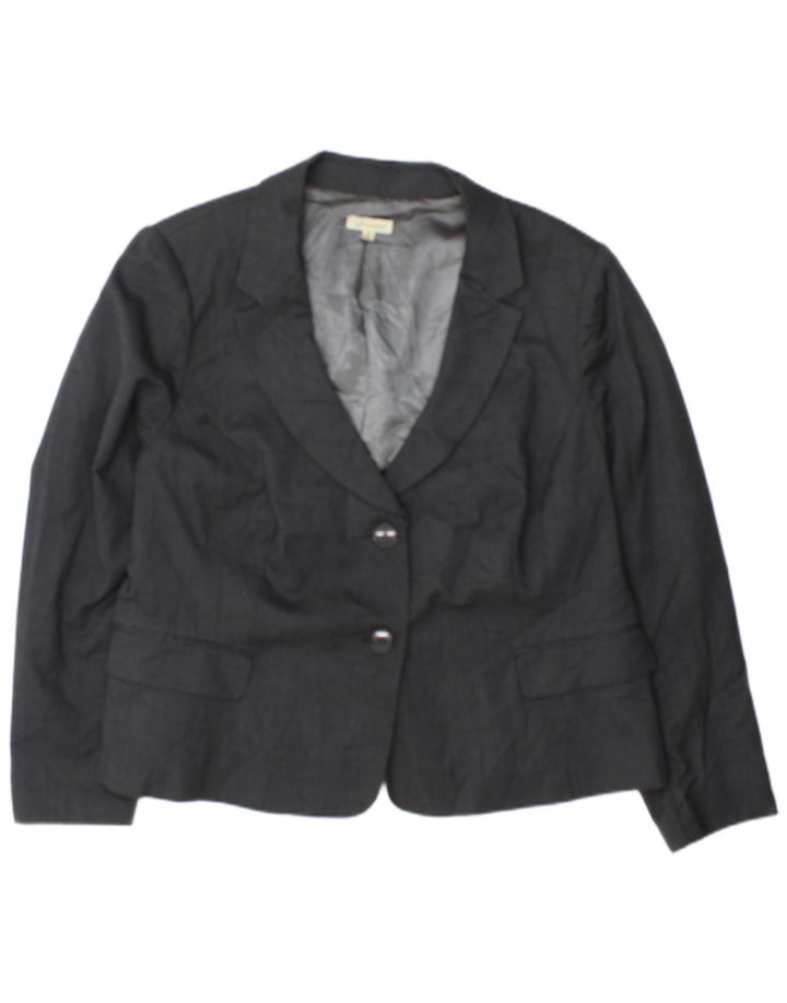 Marks & Spencer Chaqueta Autograph para Mujer UK 40 XL Gris Manchado