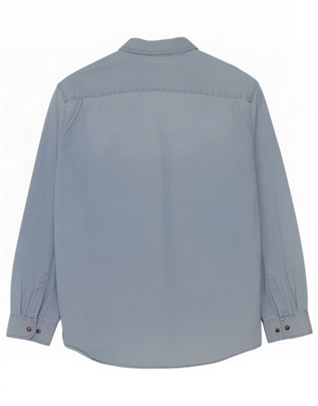 Camisa Wrangler Hombre 2XL Algodón Azul
