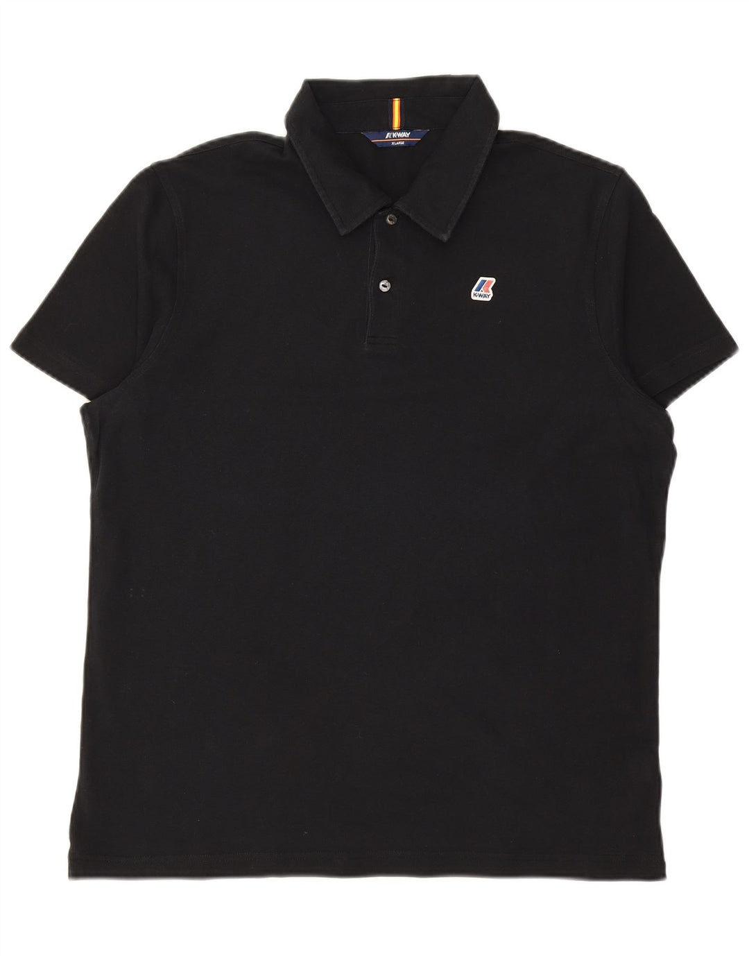 K-WAY Polo Hombre XL Algodón Negro