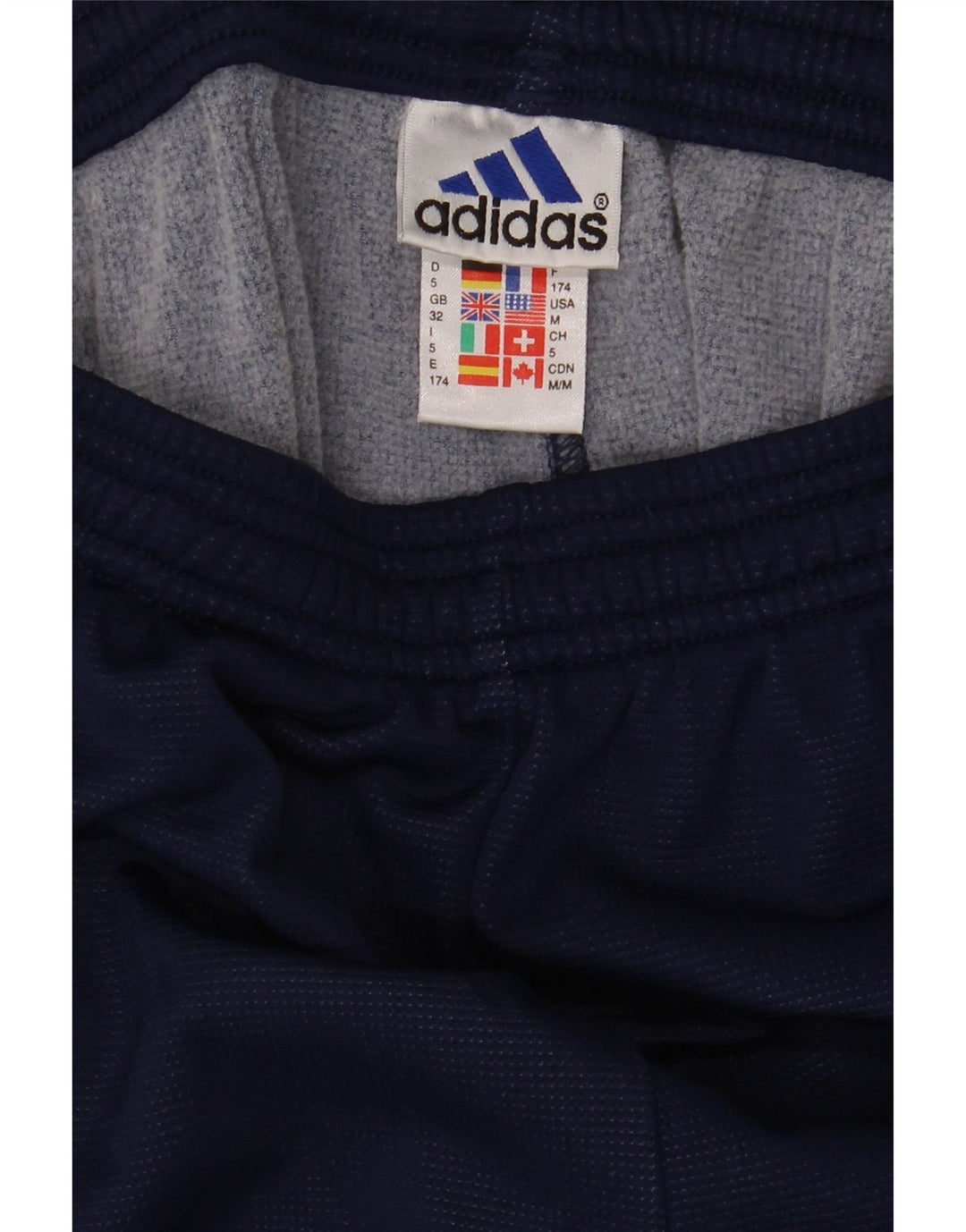 Pantalón De Chándal Adidas Hombre Medium Azul Marino Colorblock Poliamida
