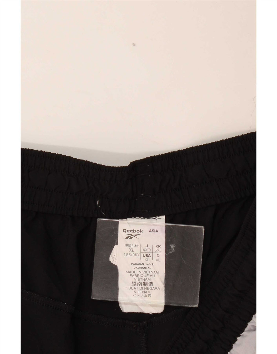 Reebok Shorts deportivos gráficos para hombre XL Poliéster color block negro