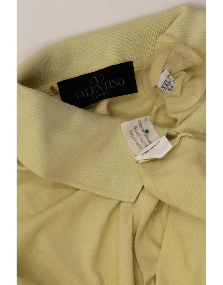 Valentino Polo para hombre IT 54 2XL Amarillo