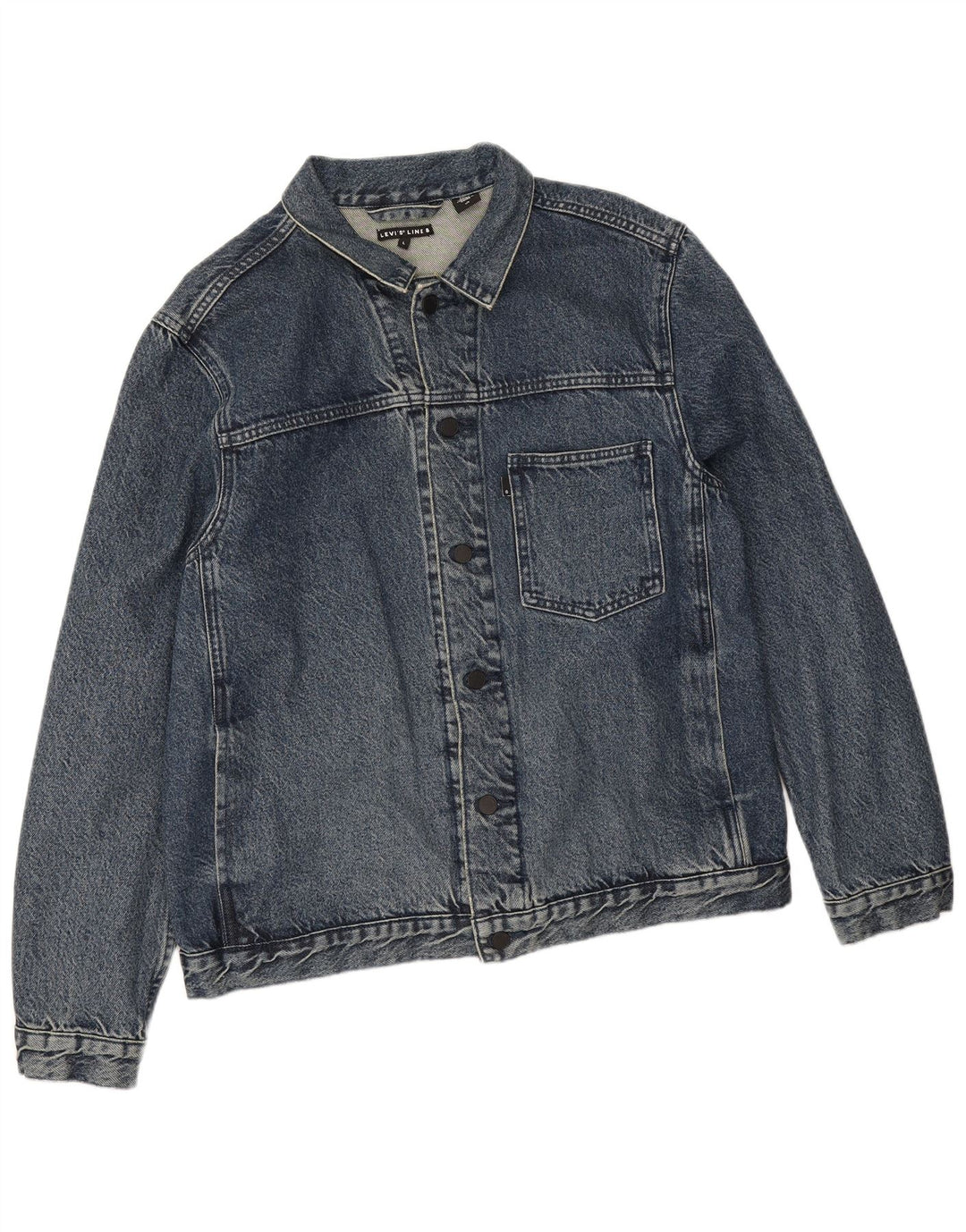 Levi's Chaqueta vaquera para hombre Reino Unido 40 Grande Algodón azul marino