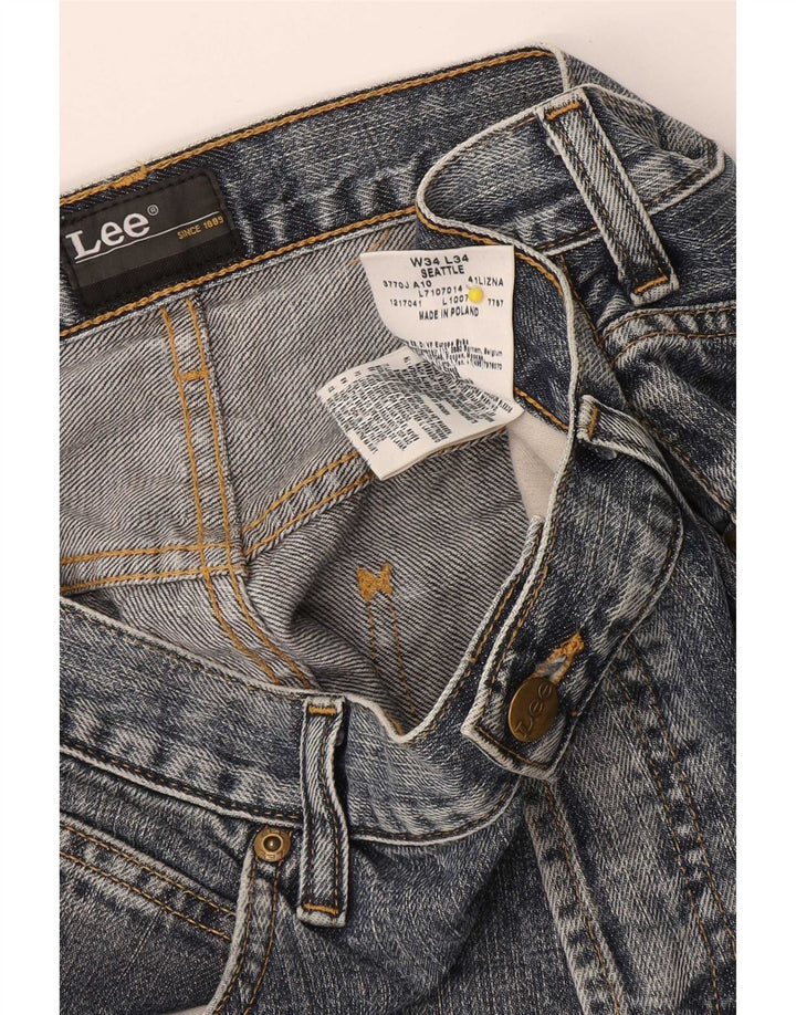 Vaqueros rectos Lee para hombre W34 L34 Algodón azul