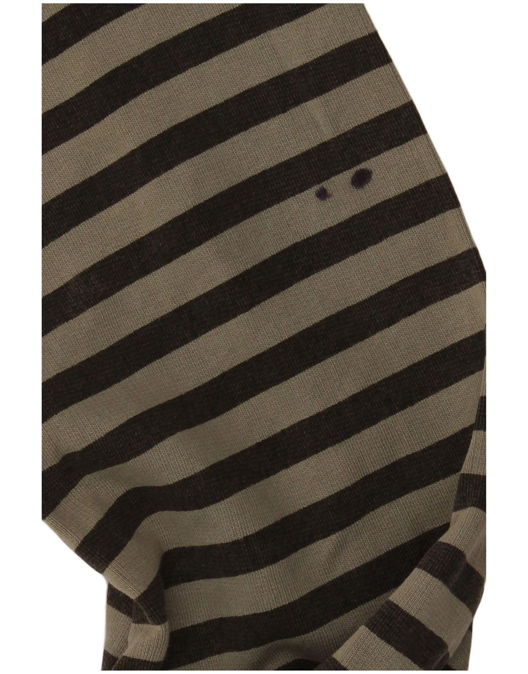 Camiseta de hombre Fat Face de manga larga de algodón a rayas beige grande