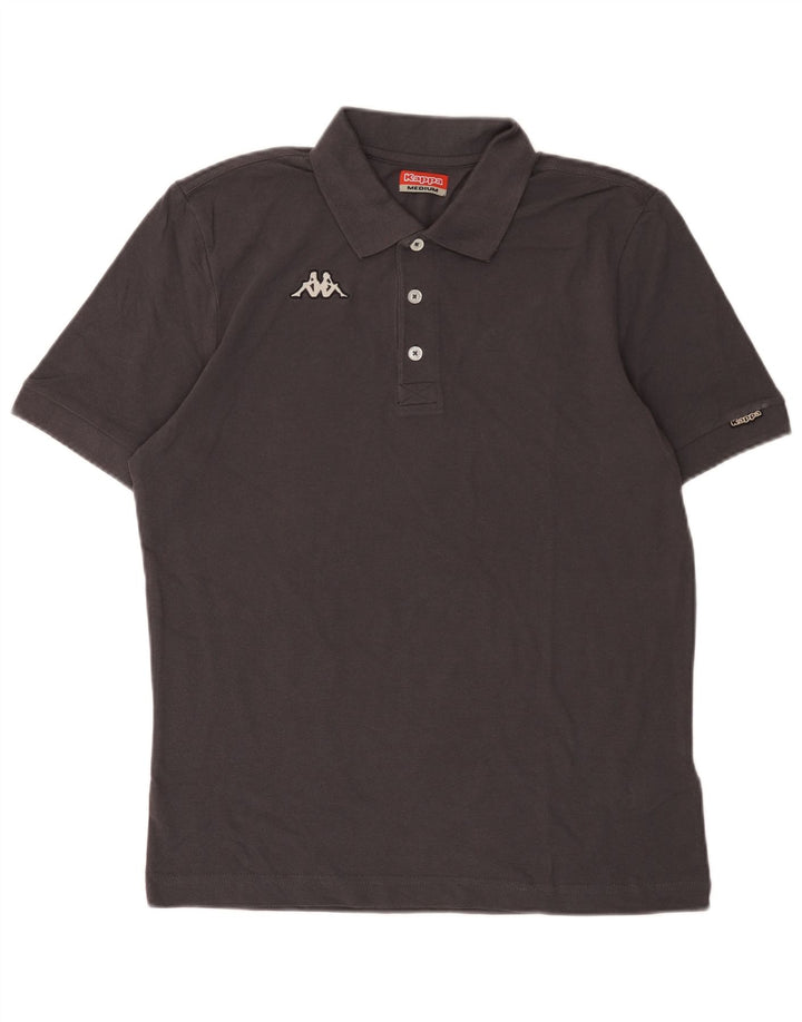 Polo Kappa Hombre De Algodón Gris Medio