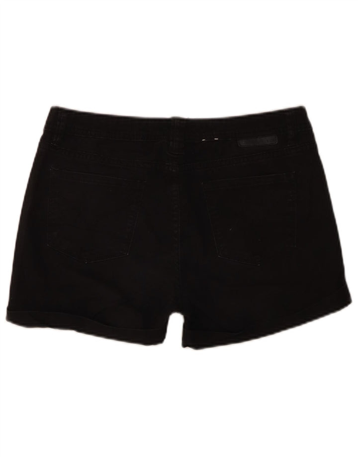 Calvin Klein pantalones cortos de mezclilla para mujer US 8 mediano W28 algodón negro