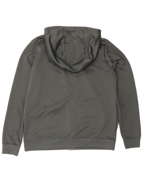 Nike Sudadera con capucha y cremallera para niños 13-14 años XL Gris Colorblock Poliéster