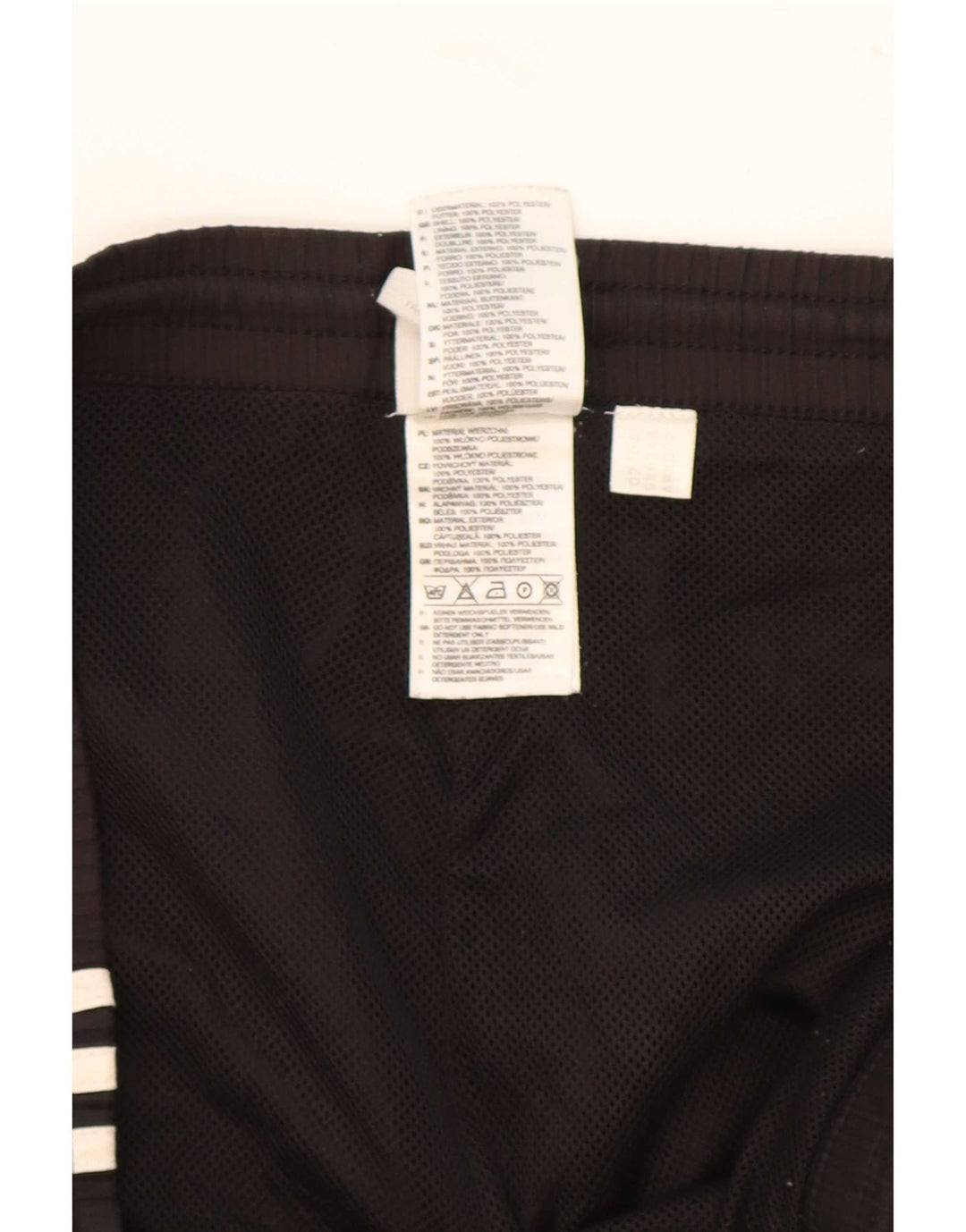 Adidas Mens Cargo Sport Shorts Grande Poliéster Negro