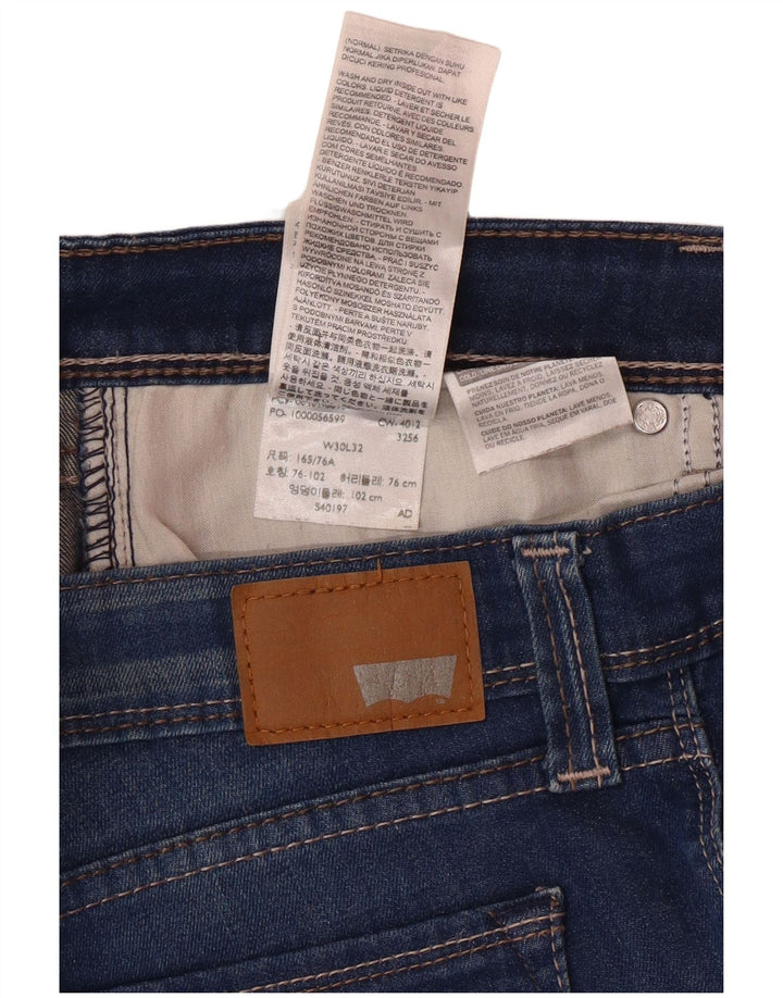 LEVI'S Jeans ajustados de cintura baja Demi Curve para mujer W30 L32 Algodón azul