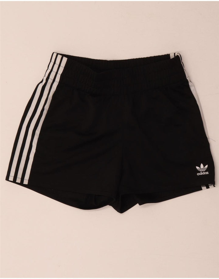Adidas Pantalones cortos deportivos para mujer UK 8 Small Poliéster negro