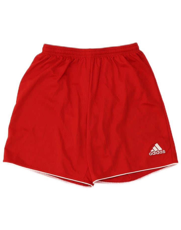 Pantalones cortos deportivos ADIDAS para hombre Poliéster rojo medio