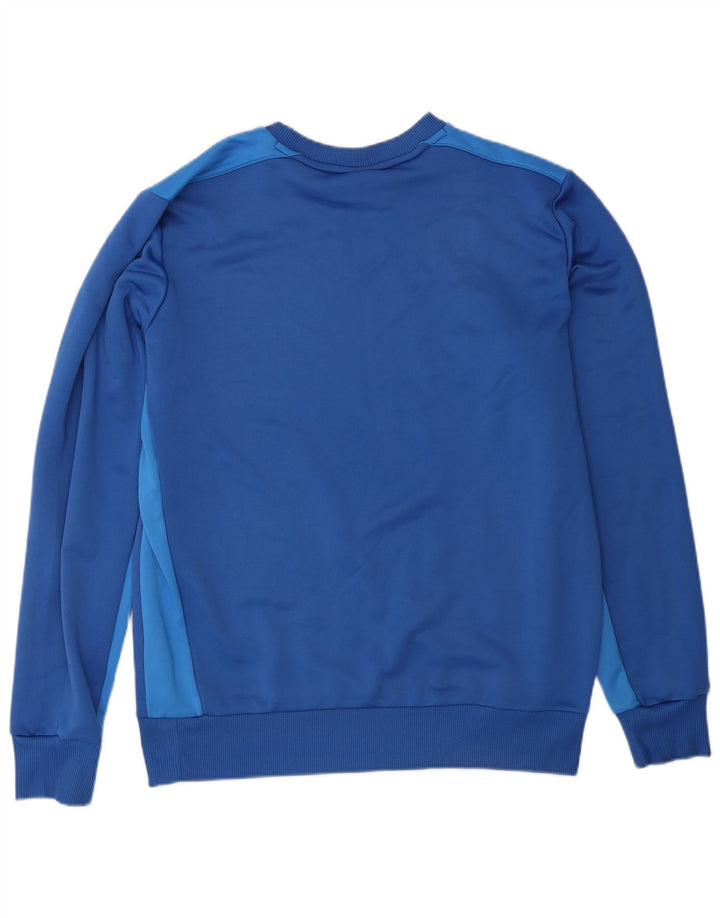 UMBRO Hombre Sudadera Jumper Large Azul Colorblock