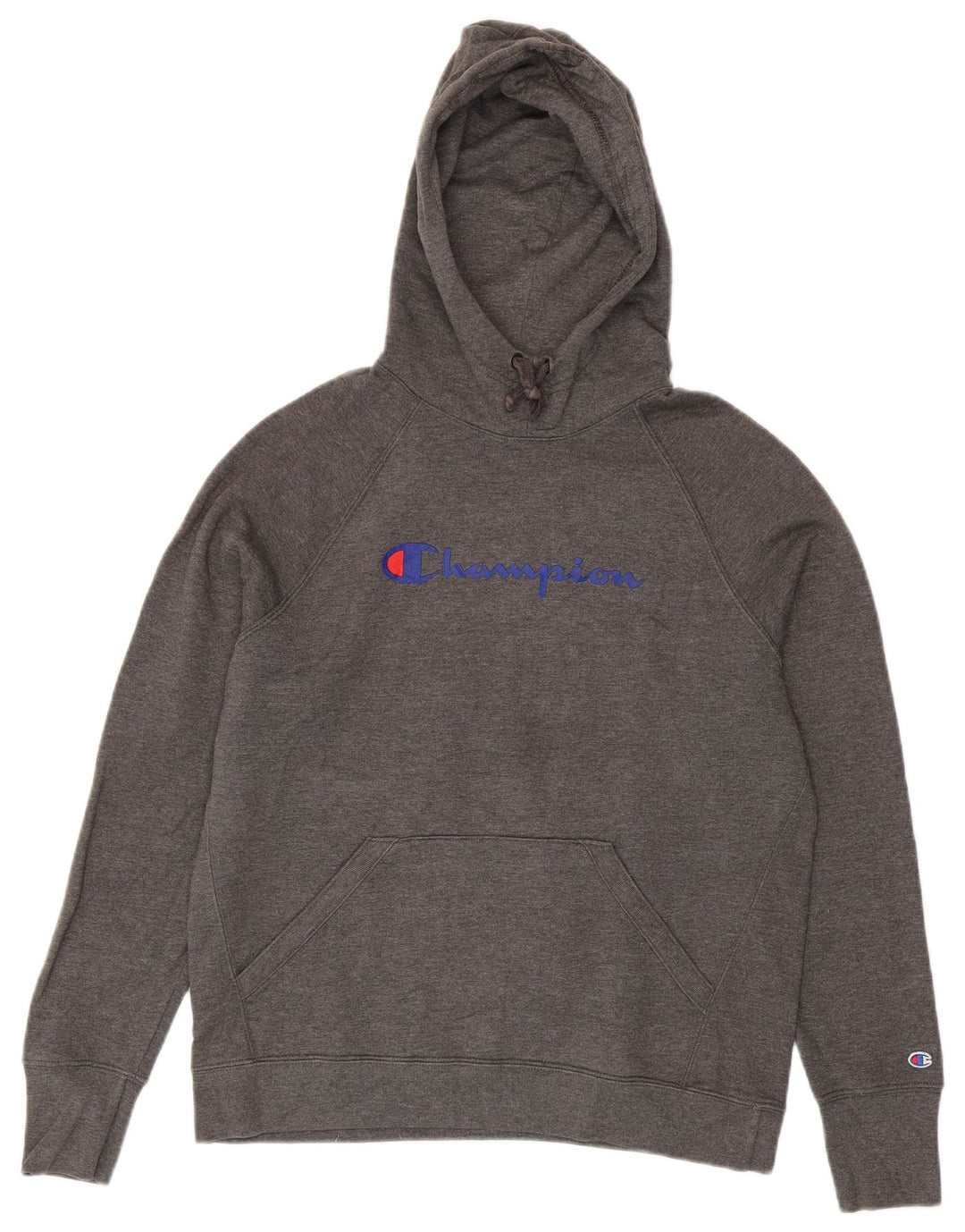 Champion Sudadera con capucha gráfica para mujer UK 14 Gris medio