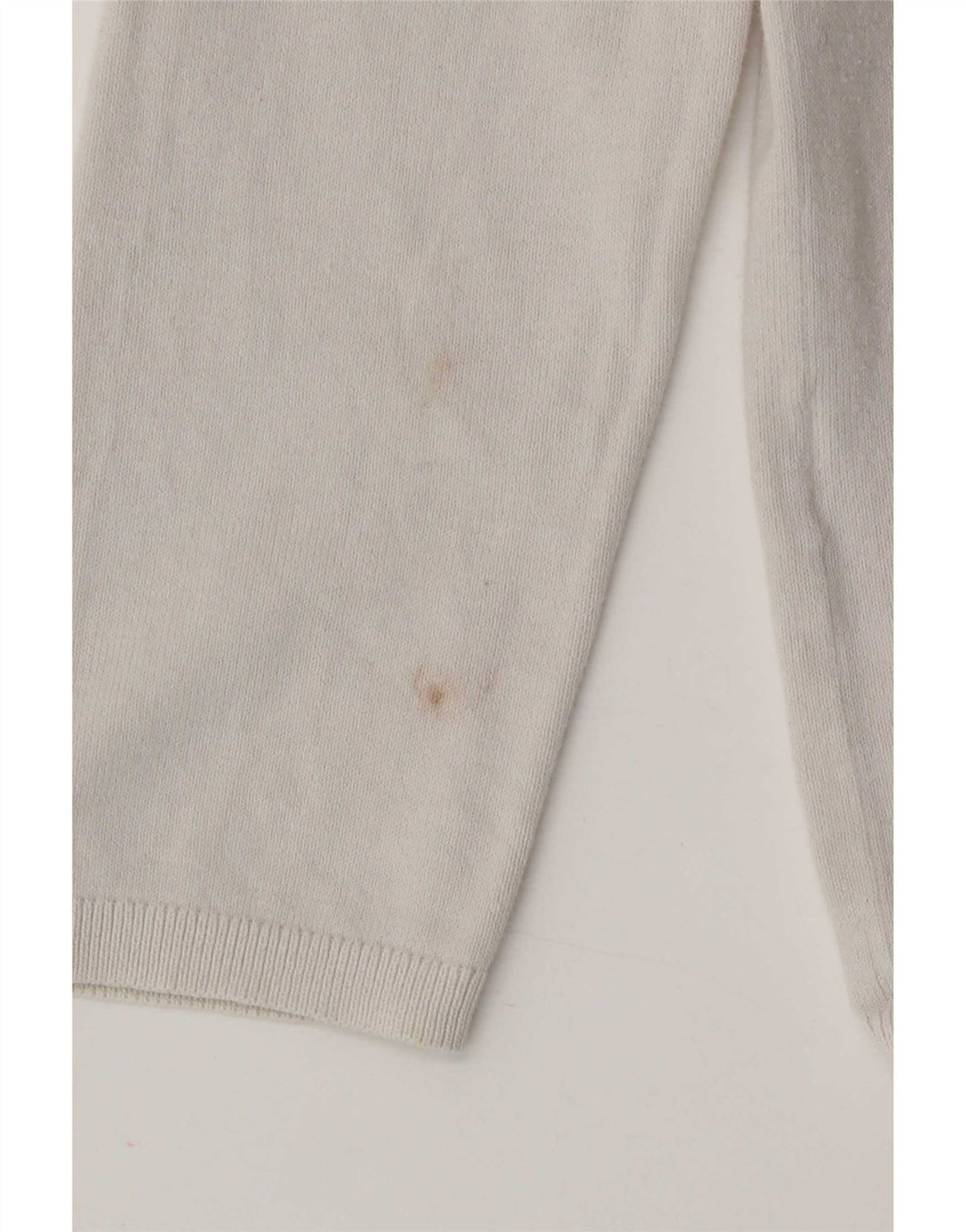 Tommy Hilfiger Suéter con cuello en V para mujer UK 14 Medium White