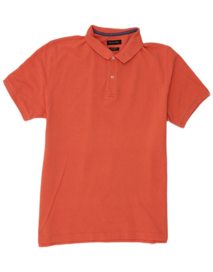 Massimo Dutti Polo Regular Fit Hombre XL Naranja