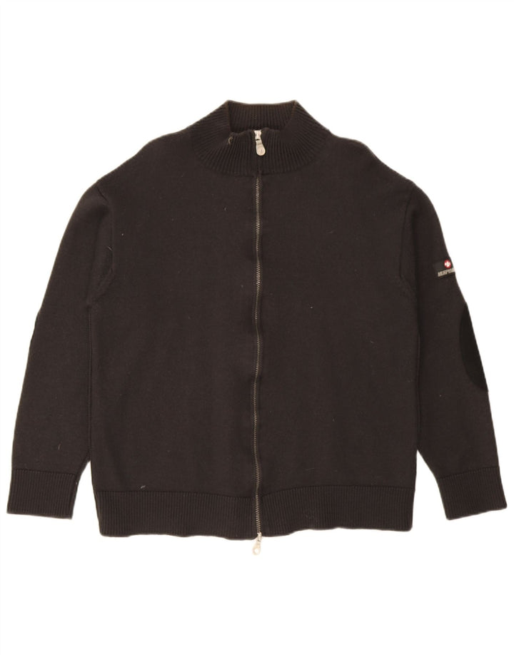 Murphy & Nye Suéter tipo cárdigan para mujer UK 20 2XL Lana virgen gris