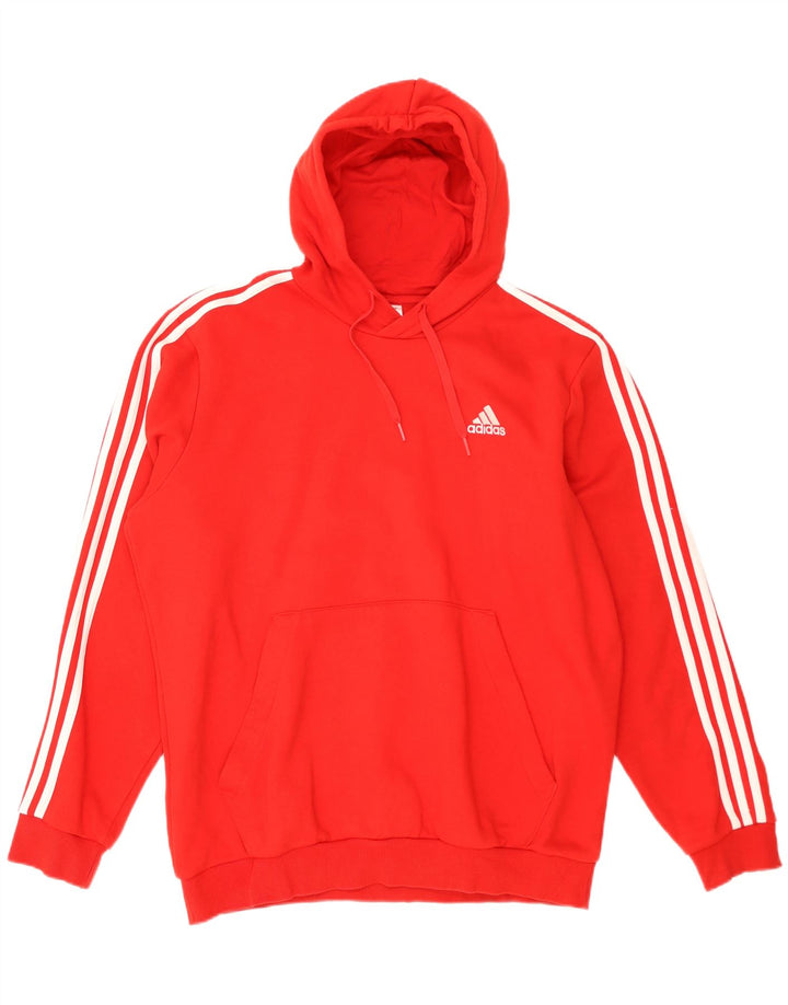 Adidas Hombre Sudadera Con Capucha Jumper XL Rojo Poliéster